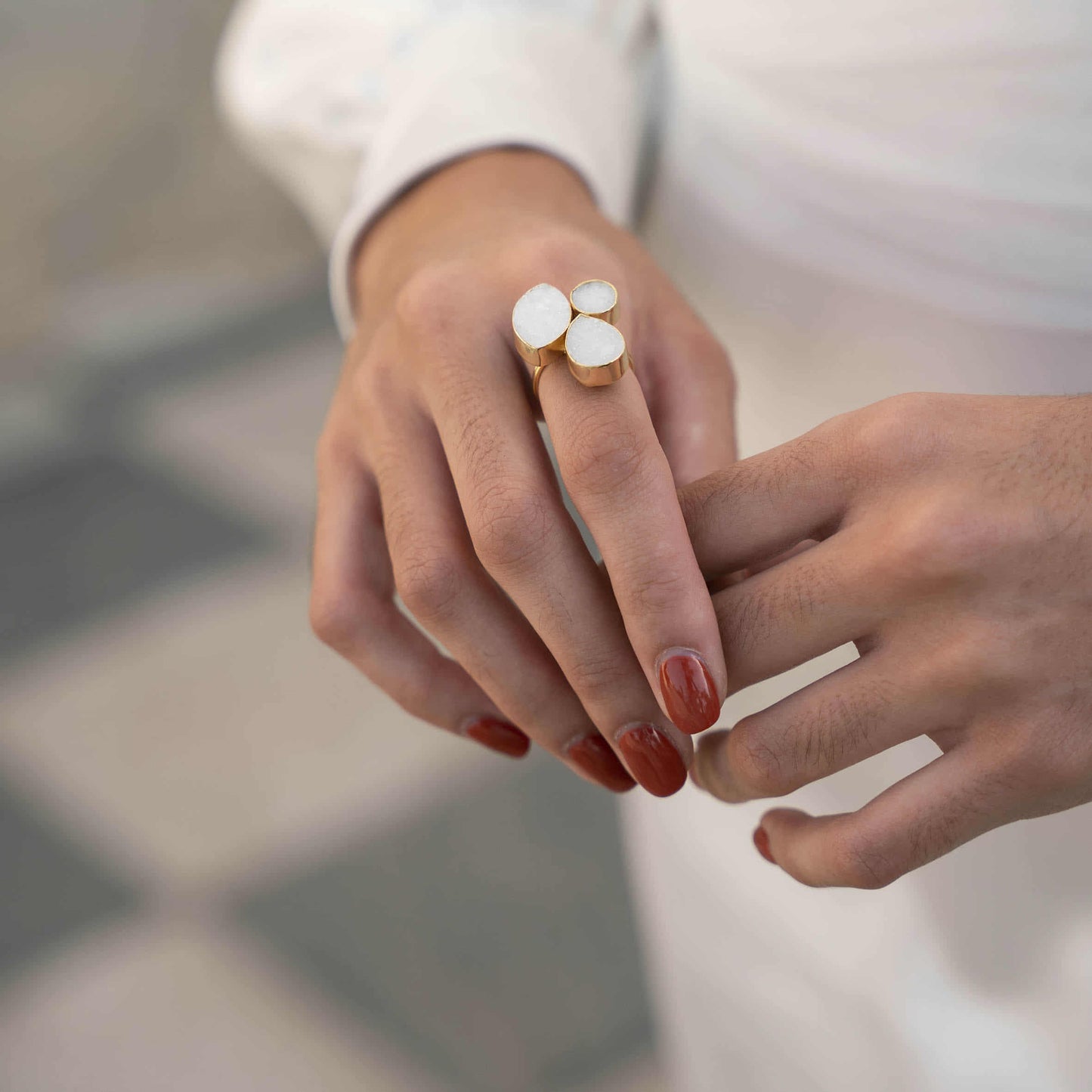 Anillo Greas Ed. Limitada Fucsia y Naranja