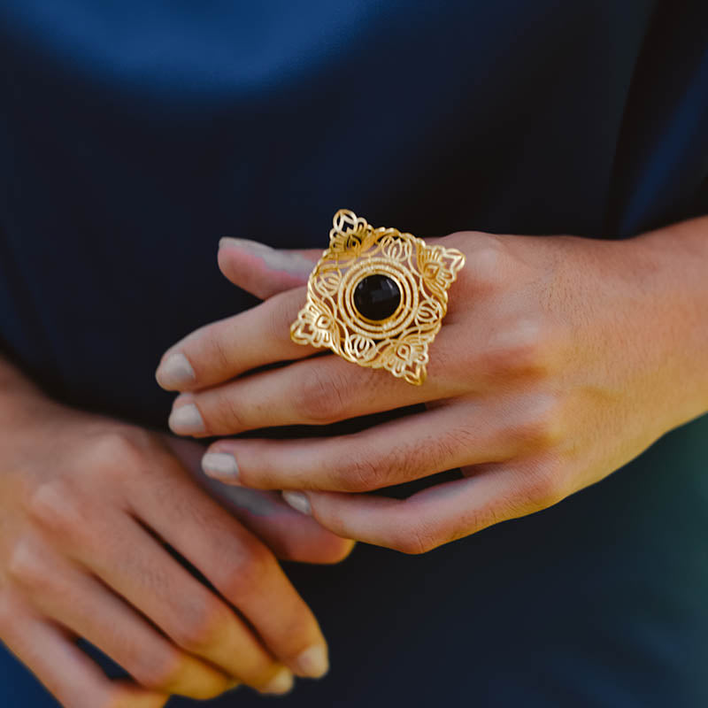 Anillo Nixie Negro