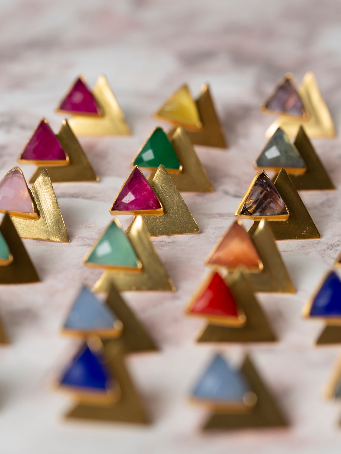 Pendientes Tangram Ed. Limitada Verde