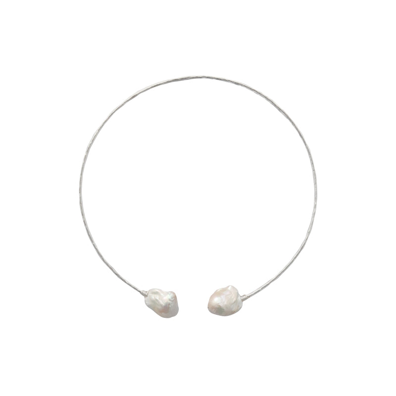 Choker Olimpo Plata Perlas