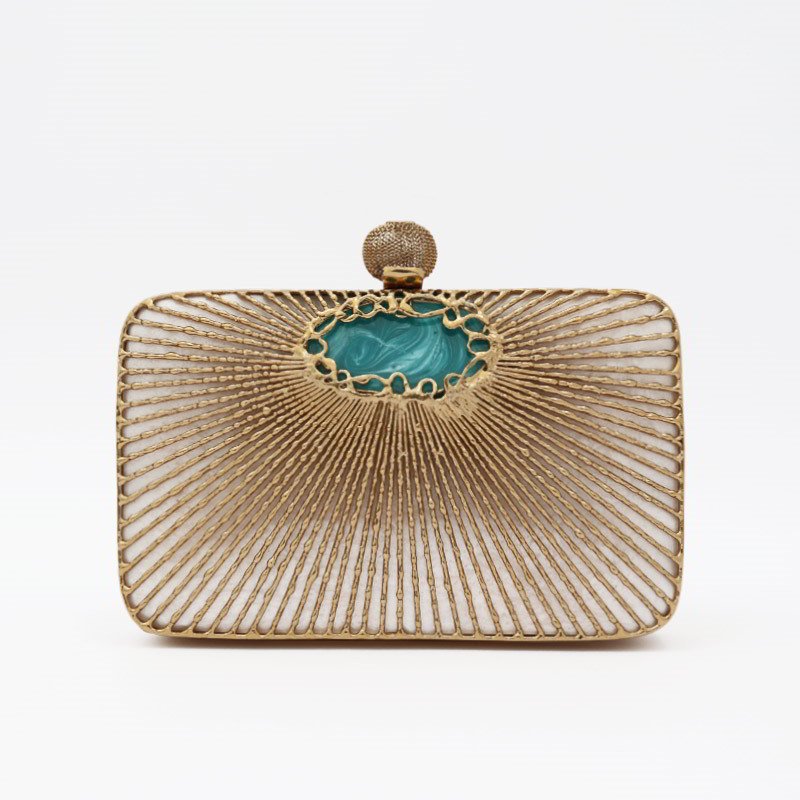 Clutch Deluxe Muthupet Verde agua