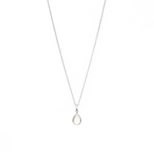 Colgante Cimacio Pulida Plata Blanco