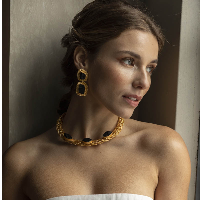 Collar Jarcia Negro