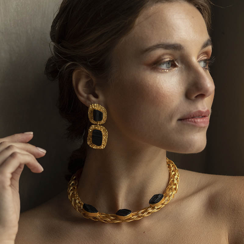 Collar Jarcia Negro