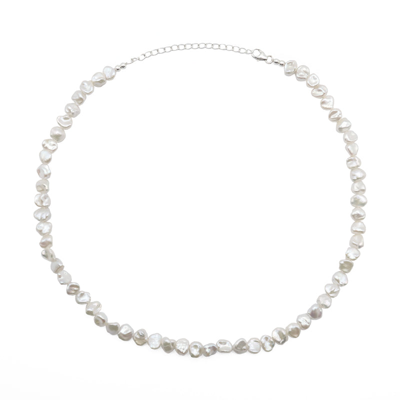 Collar Mabe Plata Perlas