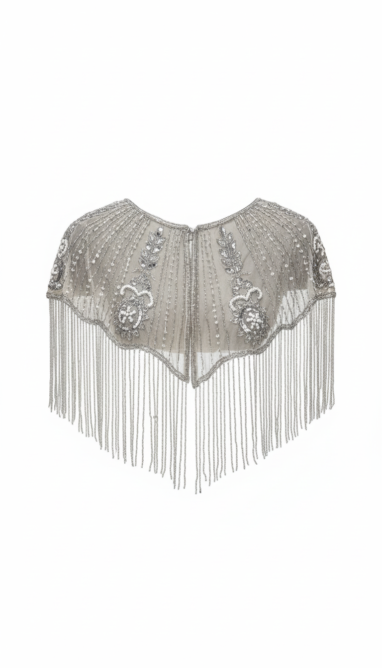 Capa Joya Azahara Blanco Crema y Plata