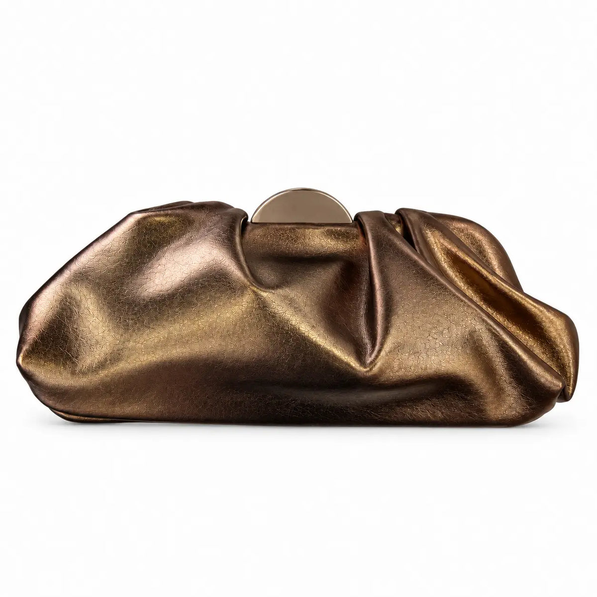 Bolso Nube Metalizado Invitada Bronce