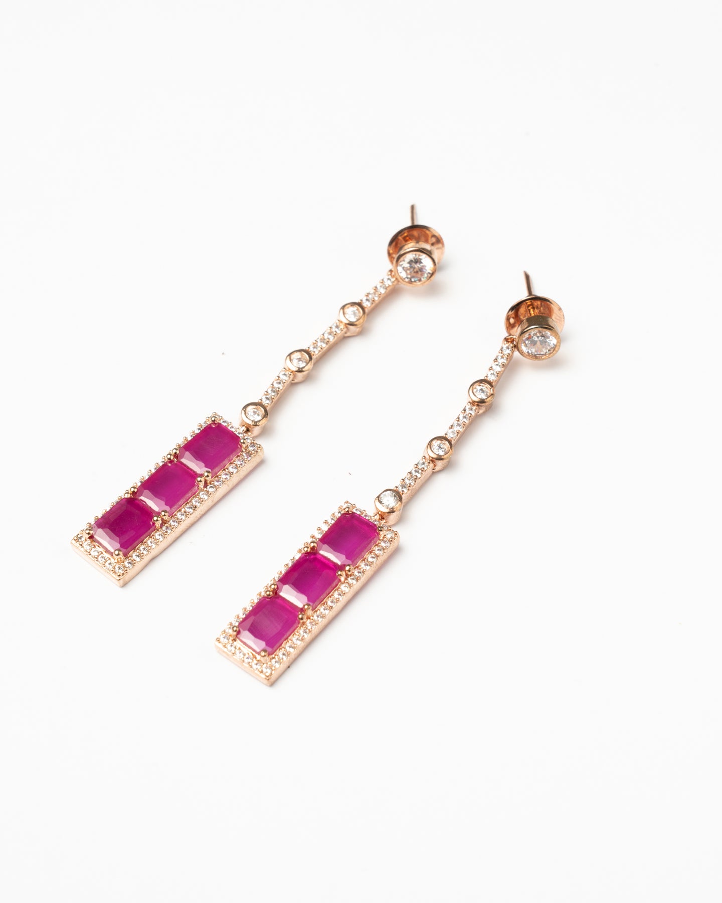 Venta Flash Vintage Pendientes Ochoa Ed. Limitada Fucsia