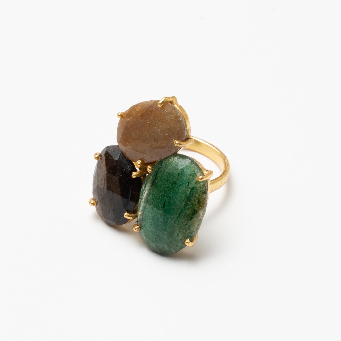 Anillo Mosaico Spohn Ed. Limitada 31 Amarillo, Verde y Azul