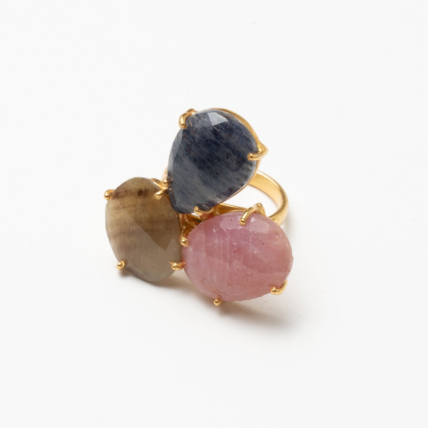 Anillo Mosaico Spohn Ed. Limitada 2 Azul, Rosa y Amarillo