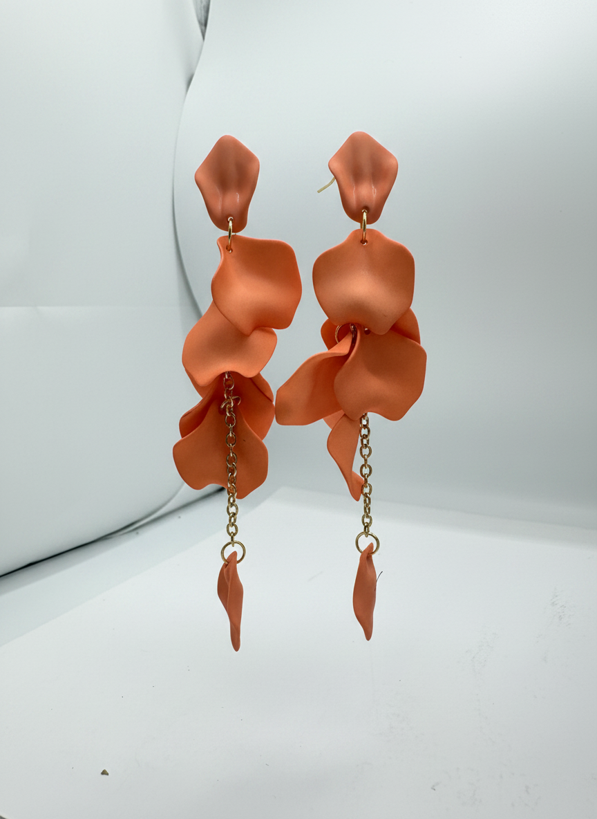Bisutería Pendientes Positano Naranja