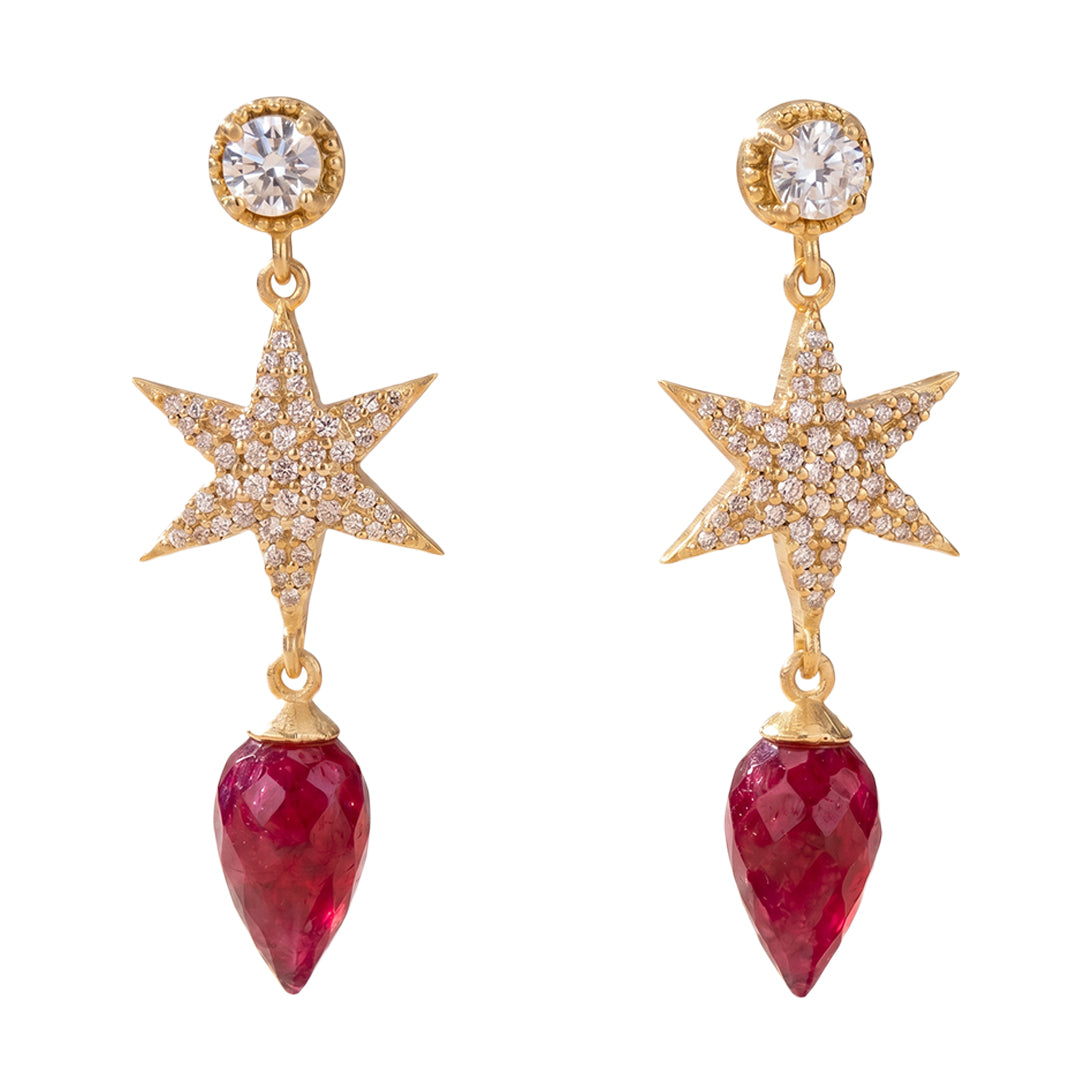 Pendientes Astra Shine y Rubí