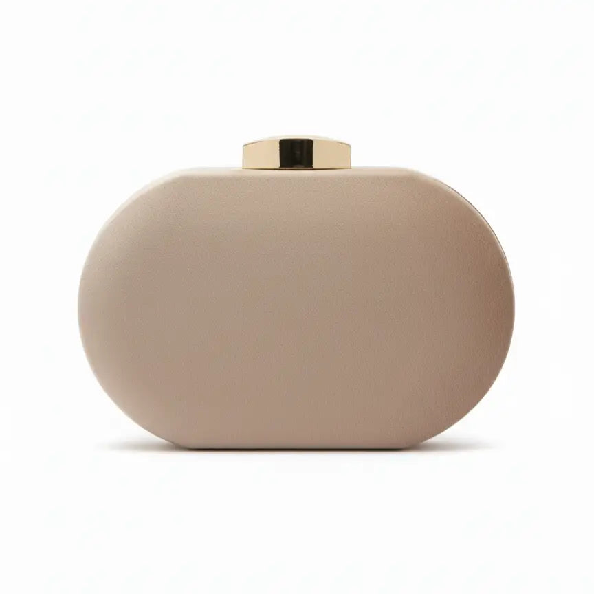Cartera Oval-shaped Beige
