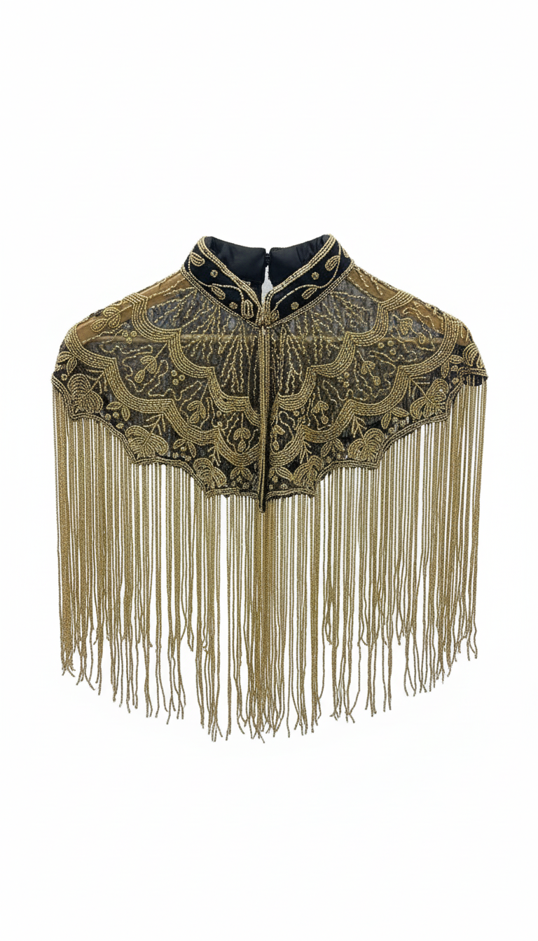 Capa Joya Noir Dorada y Negra