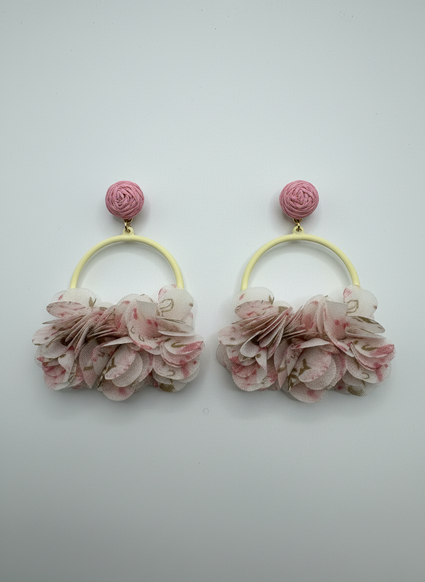 Bisutería Pendientes Melbu Rosa