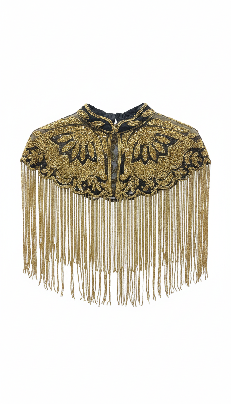 Capa Joya Lune Dorada y Negra