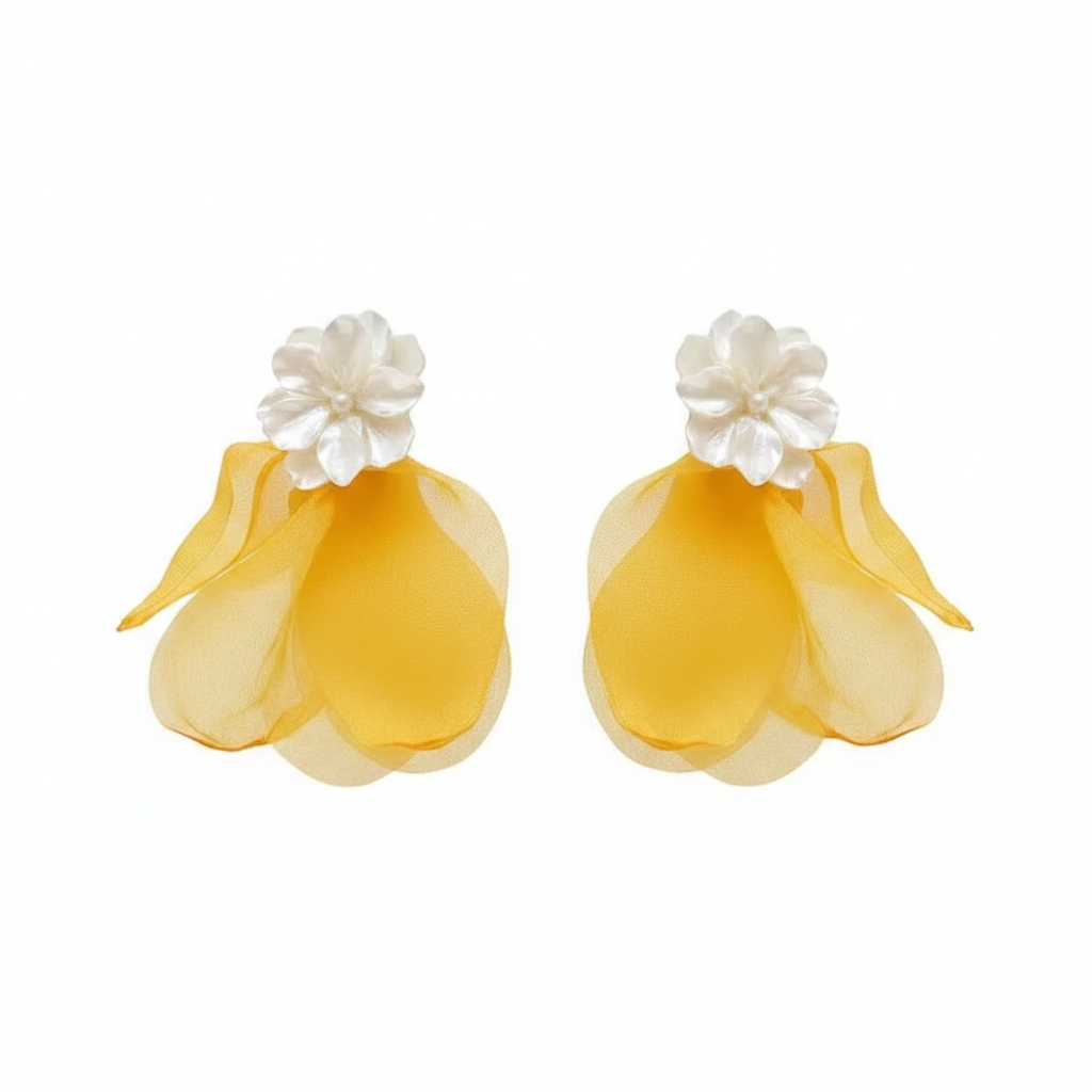Bisutería Pendientes Lipari Amarillo
