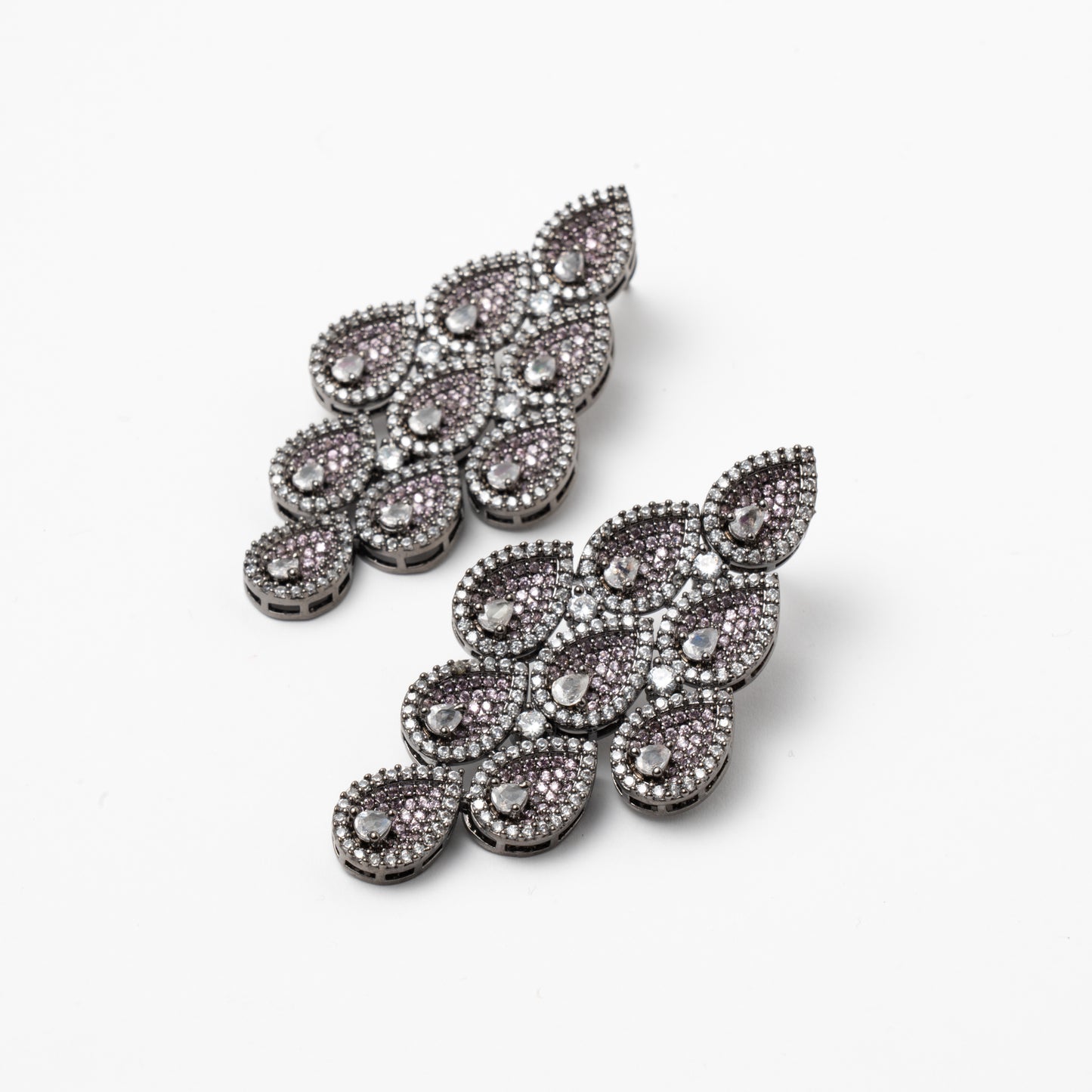 Venta Flash Vintage Pendientes Soni Ed. Limitada Cromo Shine Rosa claro