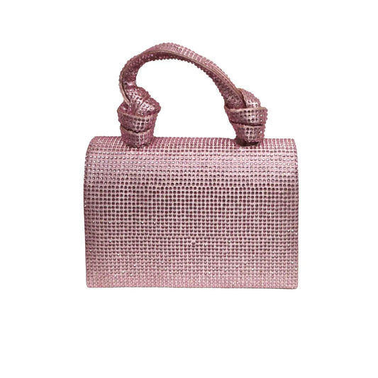 Bolso Asa Bella Brillo Rosa