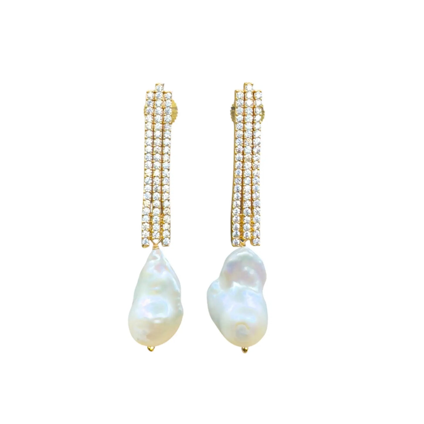 Pendientes Ilustre Shine Perla