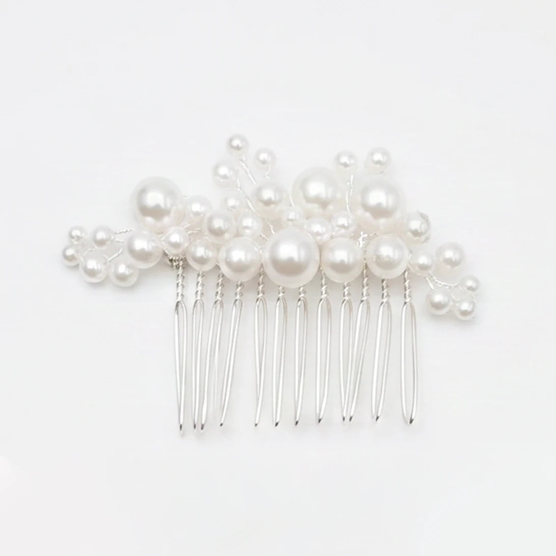 Peinecillo Perlas Cosmio Plata M