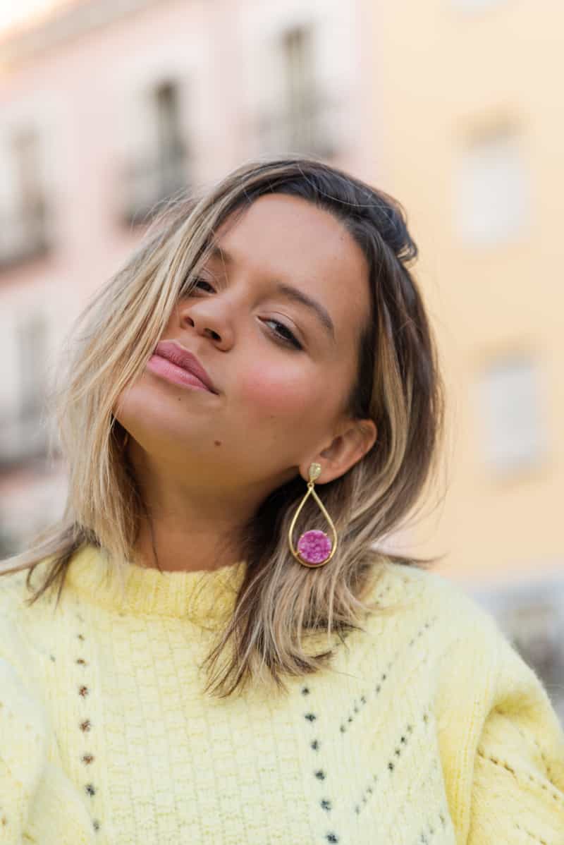 Pendientes Alila Fucsia mo