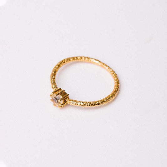 Anillo Tiny Ed. Limitada Amarillo Citrine