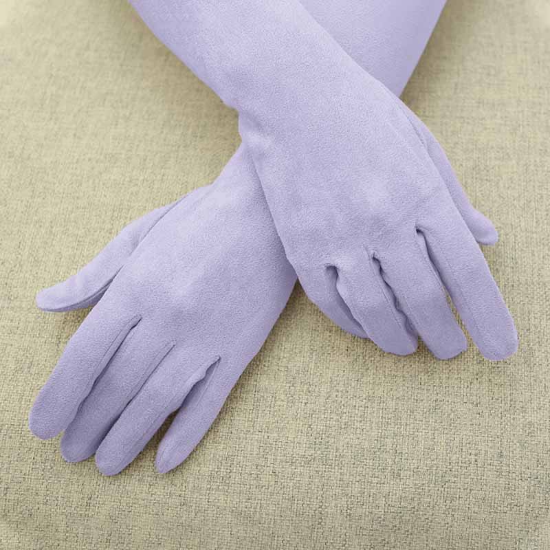Guantes Largos Lila