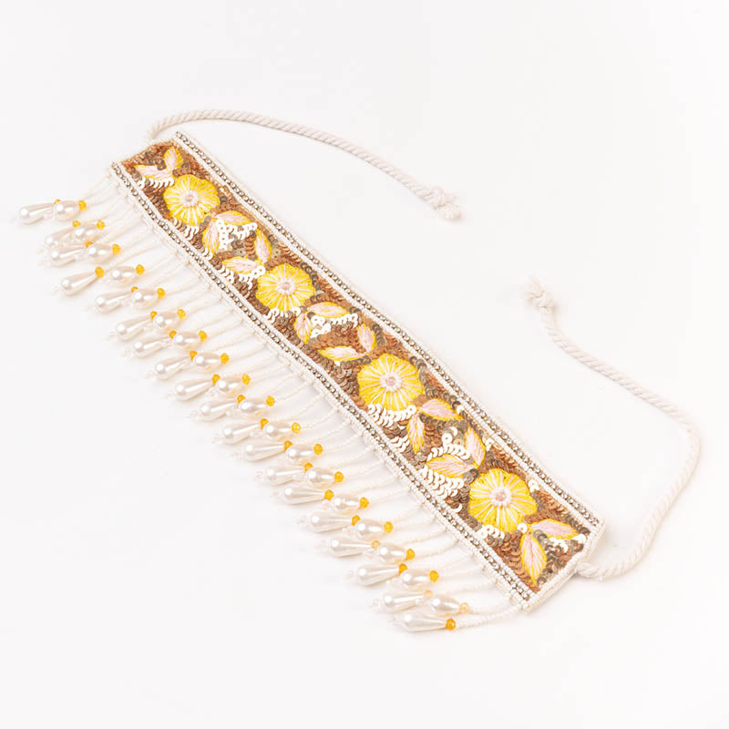 Choker Mix Onge Dorado Flecos