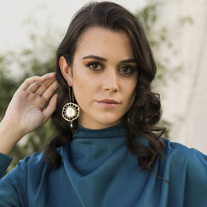 Pendientes Dubai Perla