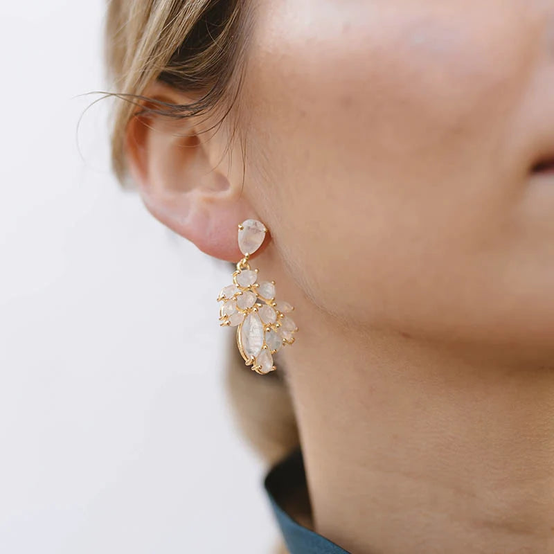 Pendientes Ducal Piedra Lunar