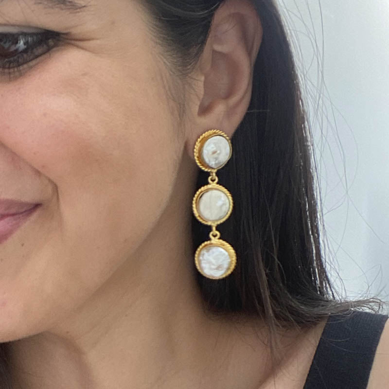 Pendientes Eugenia Ed. Limitada Perlas