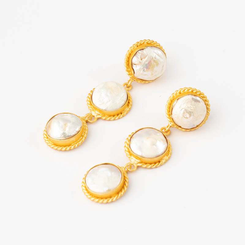 Pendientes Eugenia Ed. Limitada Perlas