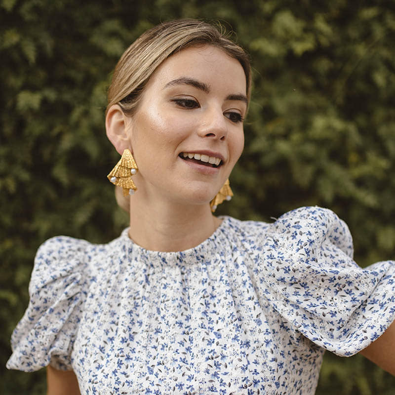 Pendientes Hanbok Perlas