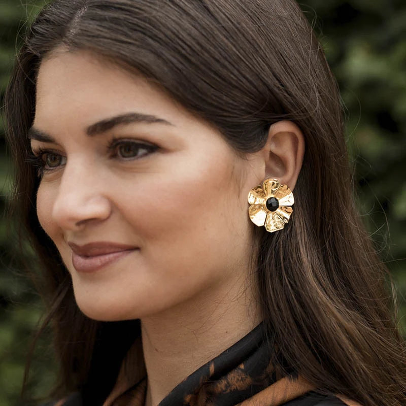 Pendientes Meru Negro