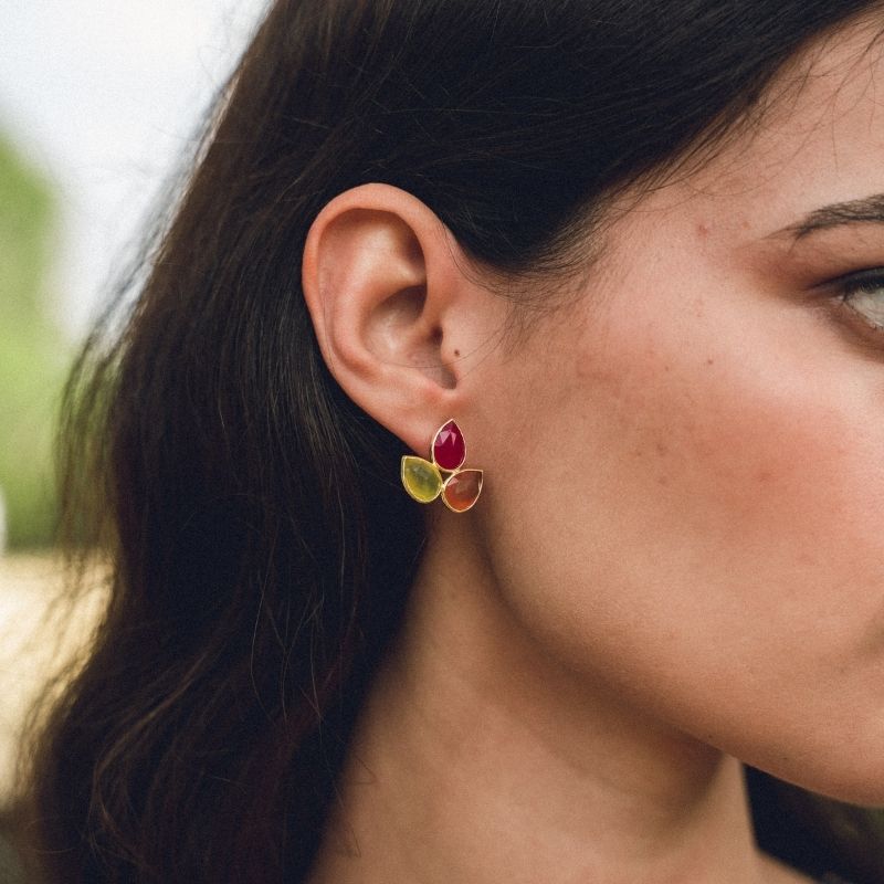 Pendientes Mini Yoga Ed. Limitada Morados