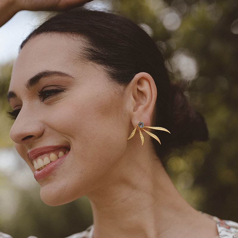 Pendientes Mpash Morado