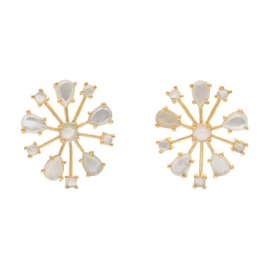 Pendientes Olite Blanco Nácar