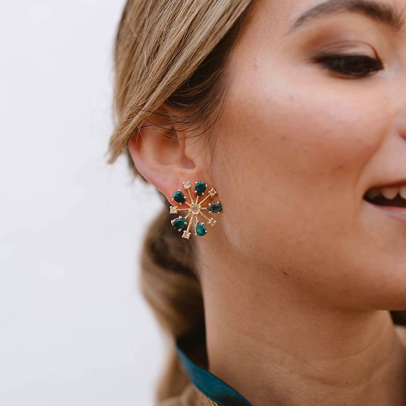 Pendientes Olite Verdes