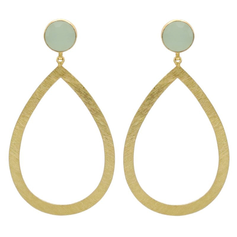 Pendientes Polaris Verde agua