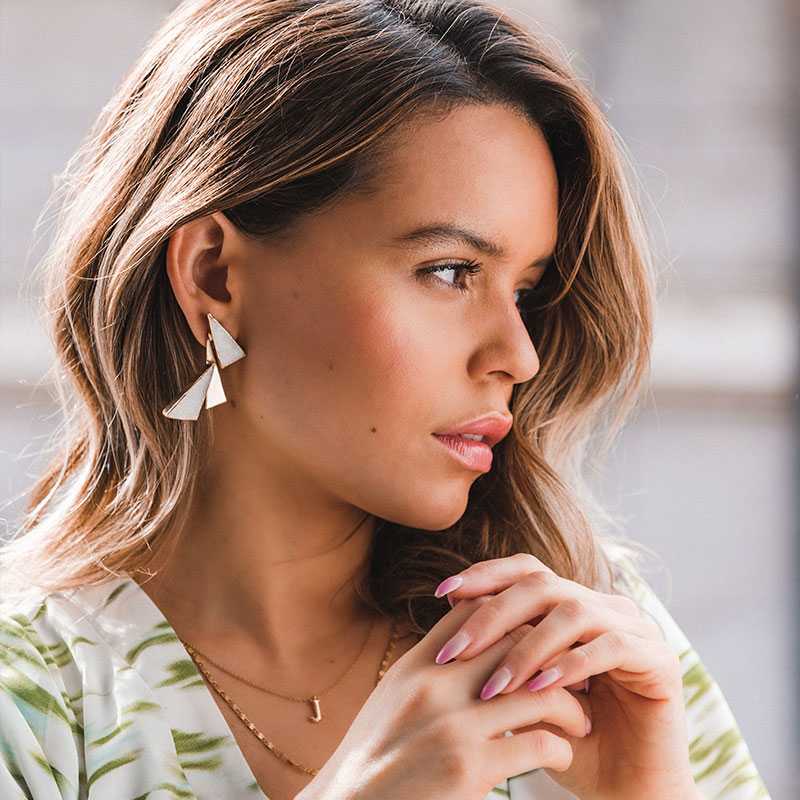 Pendientes Sayuri Ed. Limitada Naranja