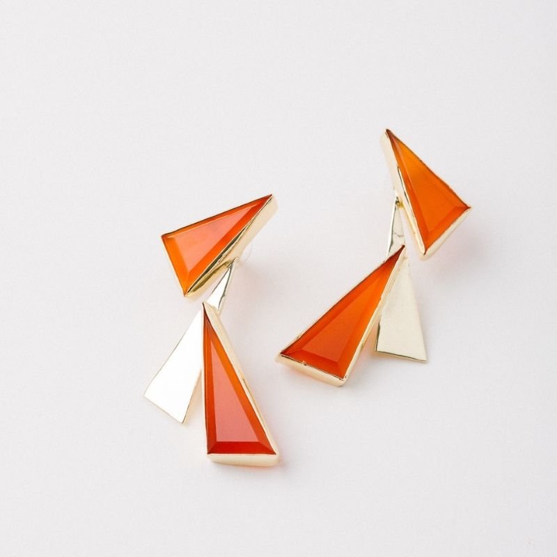 Pendientes Sayuri Ed. Limitada Naranja