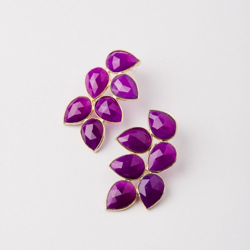 Pendientes Tailandia Ed. Limitada Morado