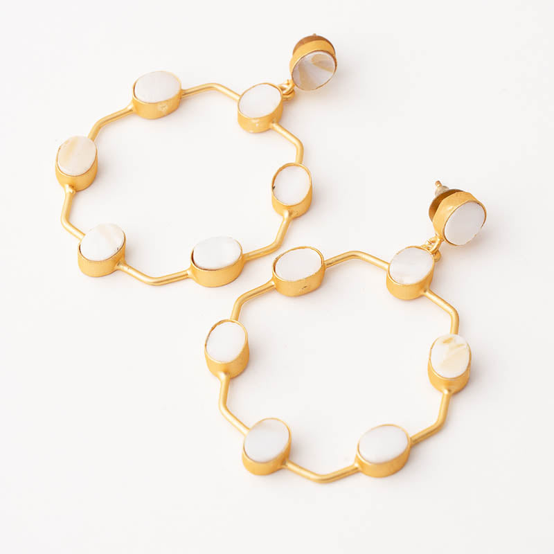 Pendientes Ferran Ed. Limitada Blanco Nácar