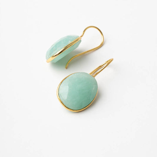 Pendientes Cloud Ed. Limitada Verde Agua Amazonita