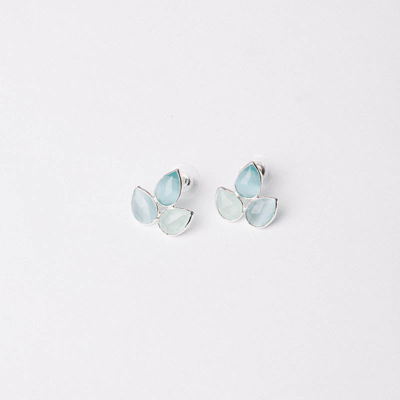 Pendientes Mini Yoga Ed. Limitada Plata Azules