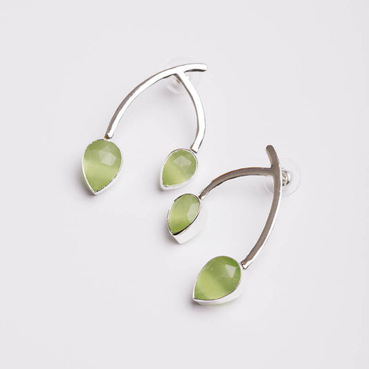 Pendientes Vida Ed. Limitada Plata Verde Lima