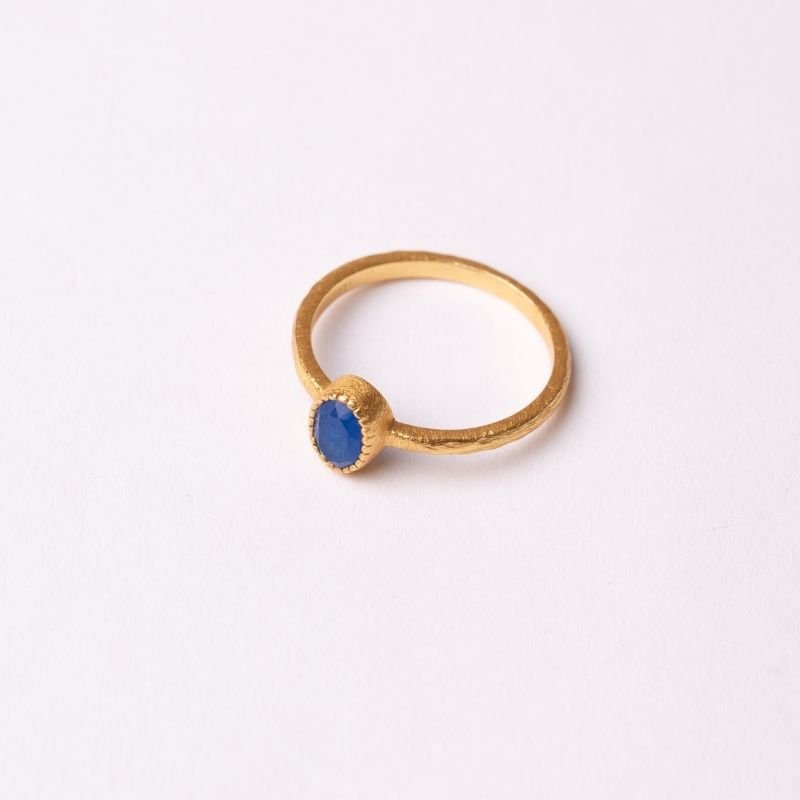 Anillo Ovall Azul Ed. Limitada