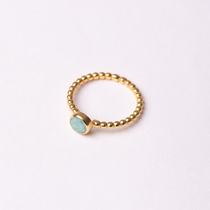 Anillo Trena Verde Agua Ed. Limitada