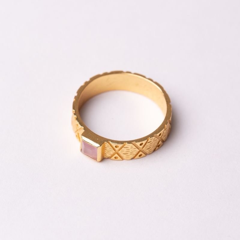 Anillo Stamp Rosa Ed. Limitada